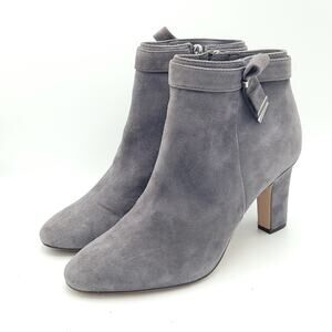 Lauren by Ralph Lauren Brin Leather suede gray Ankle Boots women's size 10